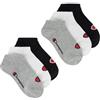 Champion Core Socks Junior Sneaker, Bianco, 31-34 EU, Unisex per Bambini e ragazzi, Pacco da 6