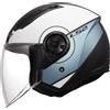 LS2, Casco Moto Jet AIRFLOW II COVER Grey Blue, XL