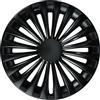 Farad 1-235/15 BLACK Set 4 Coppe Copriruota, Universali, 15 Pollici