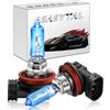 Asasytal Lampadina Alogena H9 12V 65W, Fari Abbagliante Auto 5000K Luce Bianca, Ricambio Lampade Originali OEM, 2 Pezzi