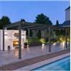 Ombréa Pergola bioclimatica ombrÉa vs in alluminio antracite 599x399x257 cm