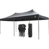 All Seasons Gazebos: Gazebo pop-up 3x6m completamente impermeabil - Nero