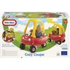 Little tikes cozy coupe - macchinina per bambini con clacson funzionante, interruttore di accensione e tappo del carburante