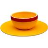 ONE PIECE Tazza bowl + piatto one piece straw hat