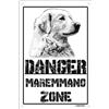 Lovelytiles Danger MAREMMANO zone Targa cartello metallo attenti al cane metal sign (15X20)