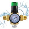 Riduttore Pressione Acqua 1/2" Regolabile DN15 In Ottone Con Filtro E Manometro
