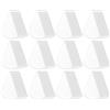 Sibba Spugna per Trucco Viso Fondotinta In Polvere Soffio 12 Pezzi Applicatore di Bellezza Blender Nail Paint Blending Holder Triangolo Schiuma Detergente Set Mini Pad Nascondere Cosmetici Lisciante
