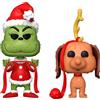 Funko Pop! The Grinch - Zestaw figurkowy Grinch & Max, winylowe postacie