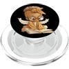 Teacher Theme Library Reader Graphics Gl Cute Girl Angelo Libro Aperto Lettura Grafica Bambino Arco PopSockets PopGrip per MagSafe