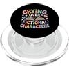 Libro Sovraccarico di emozioni Crying Over Fictional Characters Lettore di libri - PopSockets PopGrip per MagSafe