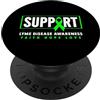 Green Ribbon - Lyme Disease Awareness Ap Supporta la malattia di Lyme - consapevolezza della malattia di Lyme del nastro verde PopSockets PopGrip Adesivo