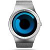 SINOBI Orologi da uomo al quarzo moda Orologi in acciaio inossidabile impermeabili per le imprese (S9659G-white/Blue)