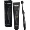 CURASEPT SpA Curasept Luxury Black | Kit Dentifricio e Spazzolino al Carbone | 75 ml