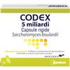 BIOCODEX Codex 5 Miliardi | Probiotico Saccharomyces Boulardii | 30 Capsule