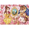 Tenyo Puzzle La Bella e la Bestia Rose Memory 200 pezzi D200-907 JP