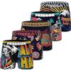 FREEGUN Boxer da uomo, mutande da uomo, ultra morbide e elasticizzate, confezione da 5, M