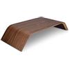 kalibri Supporto per monitor universale - Stand in legno per schermo PC computer TV - Base da scrivania rialzo per notebook portatile iMac - noce