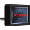 SANDISK SDCZ530-128G-G46 - Unità flash USB-C da 128 GB, velocità di lettura fino a 400 MB/s, USB 3.2 Gen 1, USB Tipo-C, memorizzazione Plug and Stay, colore nero