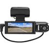 Focket Dash Cam, Doppia telecamera 1080P Obiettivo rotante a 360 gradi Telecamera da cruscotto Rilevamento del movimento Telecamera per auto con visione notturna IR