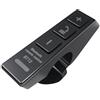 BOROCO Telecomando per manubrio moto, Bluetooth 5.0 impermeabile, pulsante multimediale - Controller wireless per musica e chiamate, facile da installare sulla bici (IP67, batteria 25H, accoppiamento