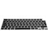kwmobile Protezione Tastiera Italiana Compatibile con Apple MacBook Air 15 M4 2025 A3241 - Cover Tastiera Italiano - Copertina Silicone Nero