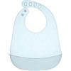 CHICCO (ARTSANA SpA) CHICCO EASY ROLL BIB BAVAGLINO IN SILICONE CON TASCA AZZURRO