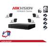 HIKVISION KIT TELECAMERE VIDEOSORVEGLIANZA DVR 4 CH 2 MPX +4 CAM 2MPX AHD HDD 500GB