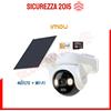 Imou Videocamera di sorveglianza da esterno AOV Wi-Fi 3K/5MP a batteria con pannello
