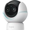 Tapo C840 4MP+2MP Telecamera WiFi Interno a Doppia Lente, Baby Monitor con Visio