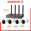 Imou Kit videosorveglianza IP Wi-Fi NVR 4K 10 canali + 4 videocamere 5MP