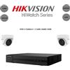 Hikvision KIT TELECAMERE VIDEOSORVEGLIANZA 4 Canali -2MPX +2CAM HIKVISION1080P+HARDISK