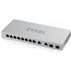 Zyxel XGS1210-12 - Switch SMART MANAGED, 8 porte Gigabit, 2 porte 2.5GbE, 2 porte SFP+