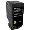 Lexmark 74C2SY0 cartuccia toner 1 pz Originale Giallo