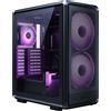 COOLER MASTER FRAME 500 MESH ARGB BLACK MB ATX/MAATX MIITX MODULARE 3 VENTOLE
