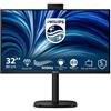 Philips 32" QHD 2560x1440 LCD Monitor 32B2U3601H/00 Black, New for PC, Display