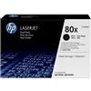 HP Confezione da 2 cartucce originali Toner nero ad alta capacità LaserJet 80X