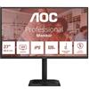 AOC Q27E4U 27" LED Monitor 2560x1440 Quad HD, PC Display, Black, E4Q27E4U Model