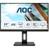 AOC P2 Q24P2Q Monitor PC 60,5 cm (23.8") 2560 x 1440 Pixel Quad HD LED Nero