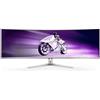 Philips Evnia 49M2C8900L 49" Monitor Dual QHD QD-OLED 5120x1440 White PC Display