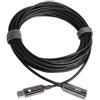 Techly Cavo USB 3.0 SuperSpeed AOC in Fibra Ottica USB A M/F 30m Nero