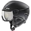 uvex Instinct Visor, Casco da Sci Unisex-Adult, Black Mat, 59-61 cm