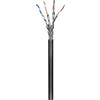Goobay Intellinet Matassa S/FTP Cavo Cat.6 PIMF LSZH Rame 100m Rigido Nero per esterno