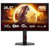 AOC G4 Q27G4SDR 26.5" QD-OLED Gaming Monitor 2560x1440 Quad HD Black Red Display