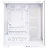 Abysm Danub Sava H500 White Torre ATX, ITX, Micro Atx - vetro laterale e tempera