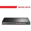 MERCUSYS SWITCH 18P DI CUI 16P 10/100MBPS 2P GIGABIT RACK. MERCUSYS MS118CP CON 16P POE+