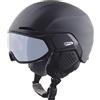 Alpina Alto Q Lite, Casco da Sci Unisex-Adults, Black Matt, 51-55