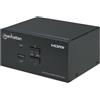 Manhattan Switch KVM HDMI 2 porte Doppio monitor