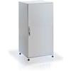 Techly Professional Armadio rack 19'' a pavimento 25U grigio IP55 porta cieca pr