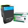 Lexmark Toner Originale Laser colore Ciano per modello CX417de Lexmark 71B2HC0