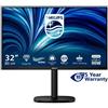 Philips 32B2U3601/00 Monitor PC 80 cm (31.5") 2560 x 1440 Pixel Quad HD LCD Nero